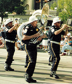 Gene Gober, 1989, Baltimore convention parade